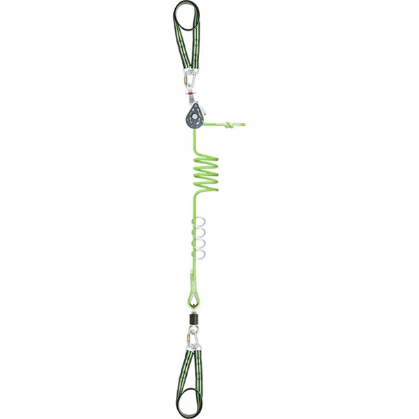 25mtr, 4 User Horizontal Temporary Lifeline c/w 4 0- Rings By Kratos 