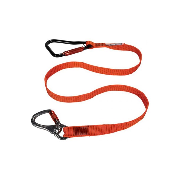 SQUIDS 36kg Heavy Duty Tool Lanyard with XL Locking Karabiner and Swivel Karabiner by ERGODYNE 
