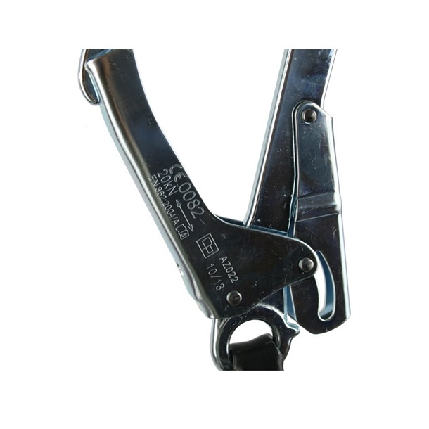 2.4mtrs Fall Arrester Retractable With Scaffold Hook (Max Weight 240kg) by G-Force 