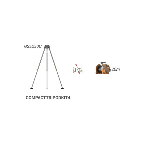 20mtr Compact Tripod Kit | Globestock G.Winch