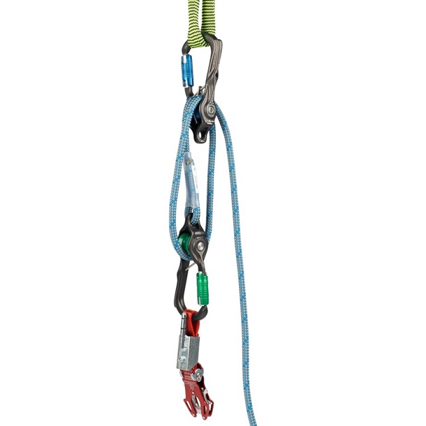 GOTCHA 2 Spanset Remote Rescue Pulley System with 50mtr Rope Length 