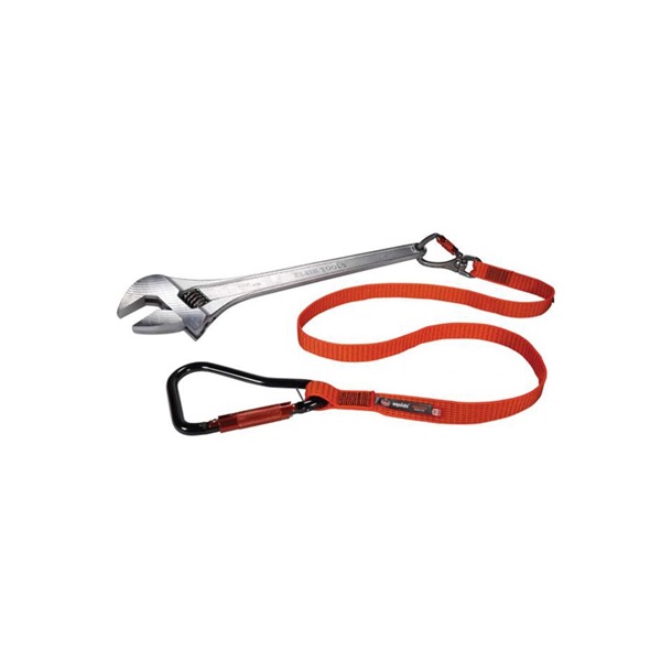 SQUIDS 36kg Heavy Duty Tool Lanyard with XL Locking Karabiner and Swivel Karabiner by ERGODYNE 