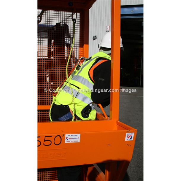High Visibility Jacket Safety Harness, Elasticated & Quick Release By G-Force 