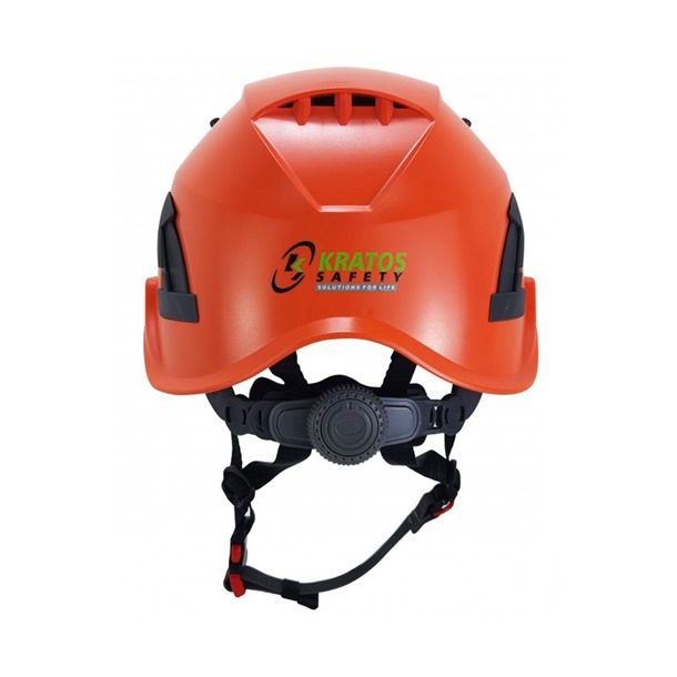 Kratos Safety WOLF EN397 Orange Construction Helmet