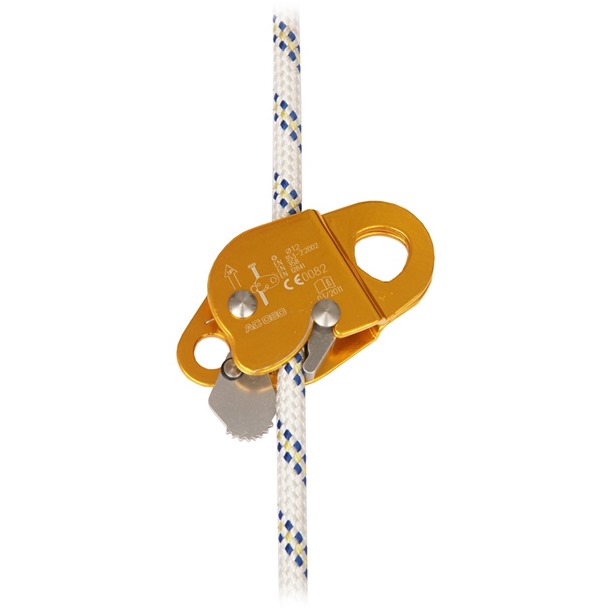 G-Force Guided Fall Arrester connected on 12mm Kernmantle Rope 