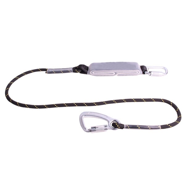 1.7m Kernmantle Rope Lanyard with Shock Absorber