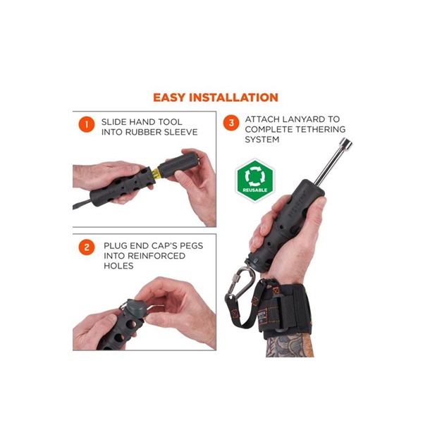 SQUIDS Tool Grip and Tether Attachment Point Pack of 2 By ERGODYNE