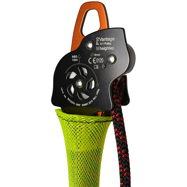 Heightec Vantage | 5:1 Locking Causualty Pulley in Sizes 1.5mtrs & 5mtrs