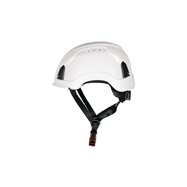 White Vented Safety Helmet By SOVOS 