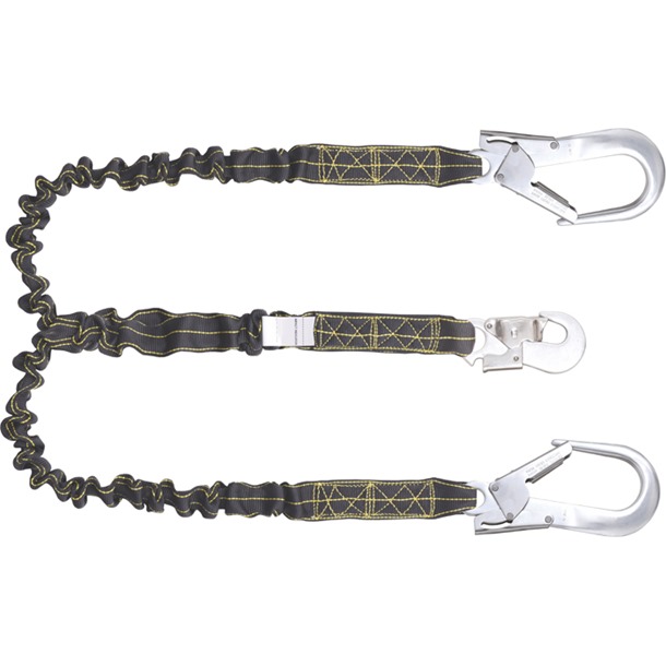 2m Revolta Forked Shock Absorbing Lanyard | FA 30 406 20 