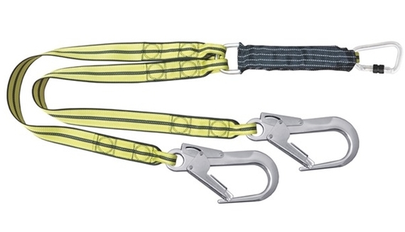 1.5m ATEX Shock Absorbing Webbing Lanyard FA 30 403 15