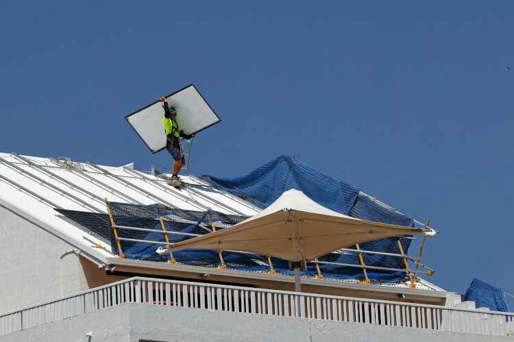 Fall protection for roofers