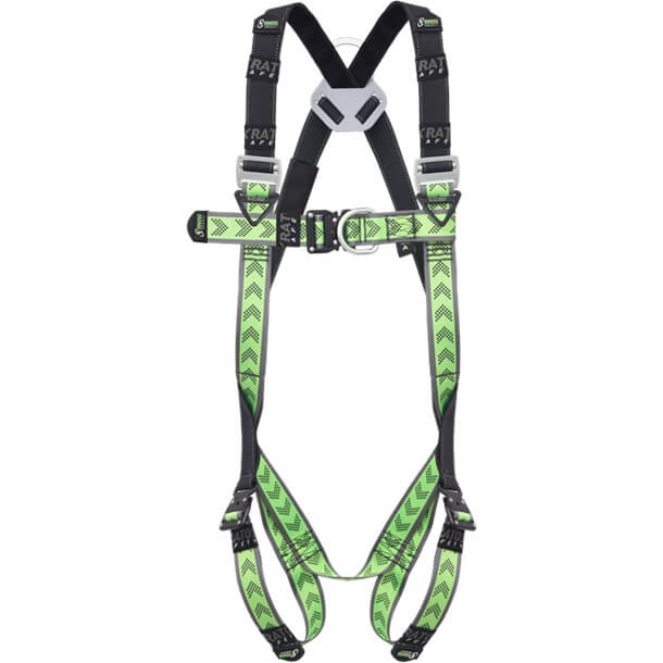 Green safety harness