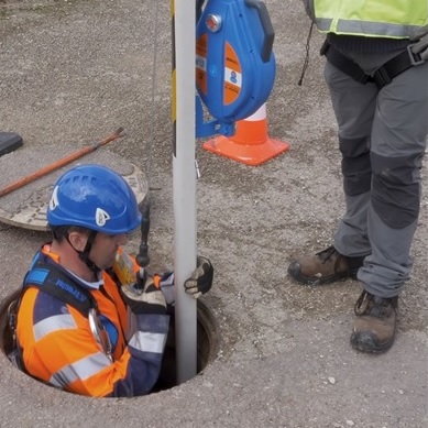 Working in a confined space